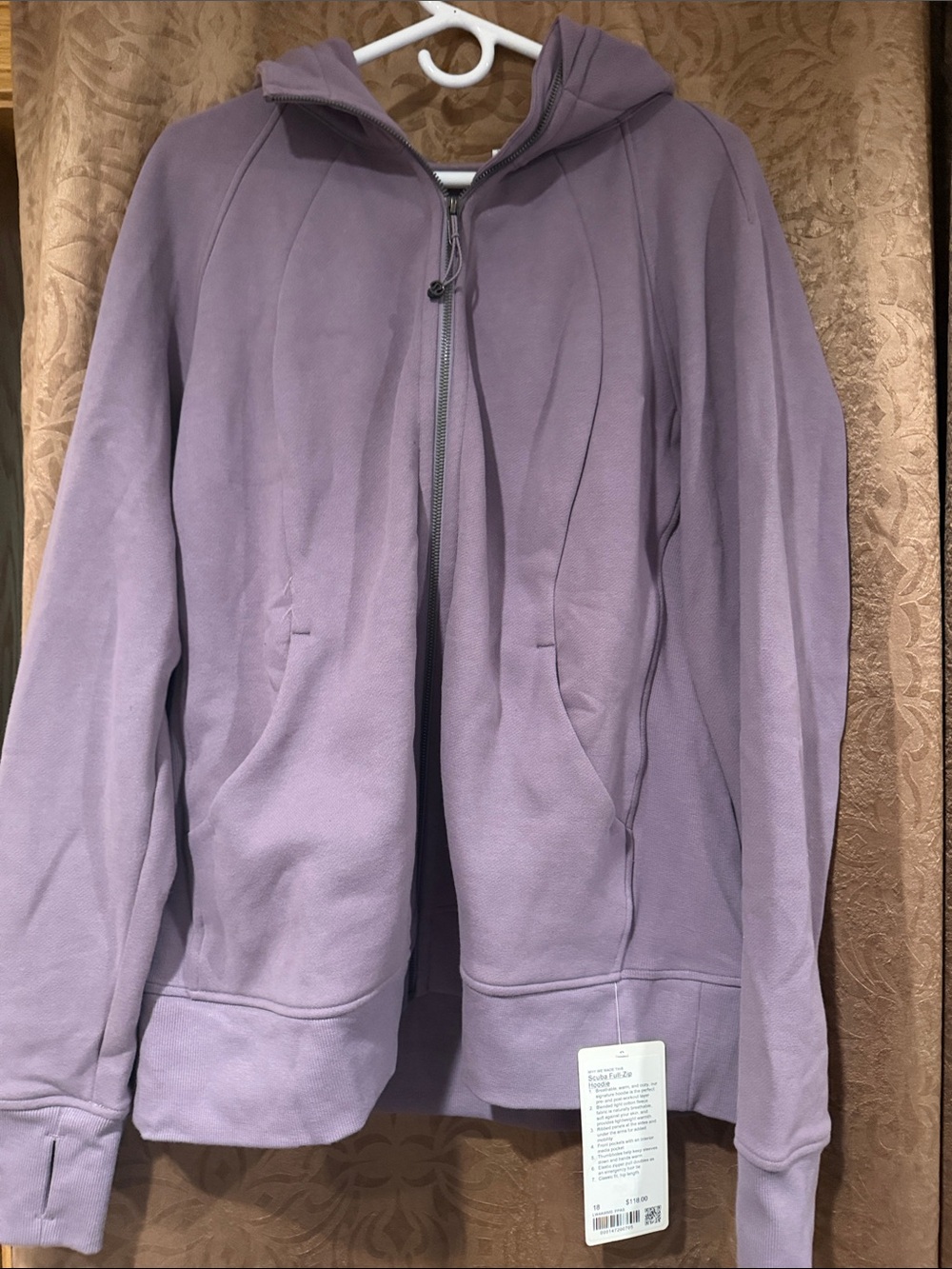 Lulu Lemon scuba full zip BNWT